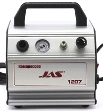 1207 Компрессор Jas 1207 с регулятором давления и ресивером 300 мл