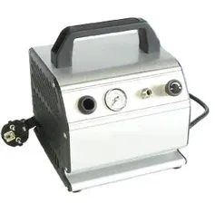 Компрессор для аэрографа JAS 1207, с регулятором давления, автоматика, ресивер 0,3 л