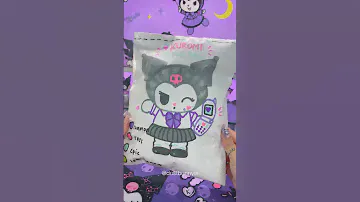 kuromi paper blind bag 😊 #sanrio #kuromi #cute #asmr #unboxing #papercraft #craft #blindbag