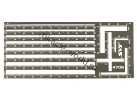JAS 4706 Трафарет нарезки пластиковых полос