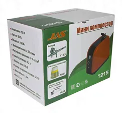 JAS 1215 Компрессор с регулятором давления, автоматика, ресивер 0, 2 л