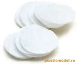 JAS 1723 Фильтр воздушный сменный для JAS 1601 очиститель для аэрографа, 10 шт.