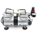 JAS Компрессор JAS 1205, с регулятором давления, автоматика, два режима работы, два цилиндра - JAS-1205