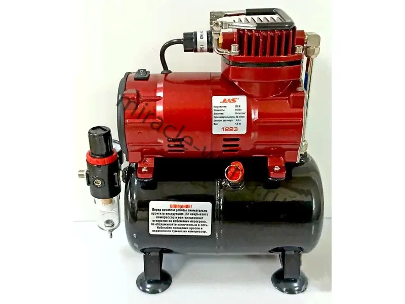 JAS 1223 Компрессор 1223, с регулятором давления, автоматика, ресивер